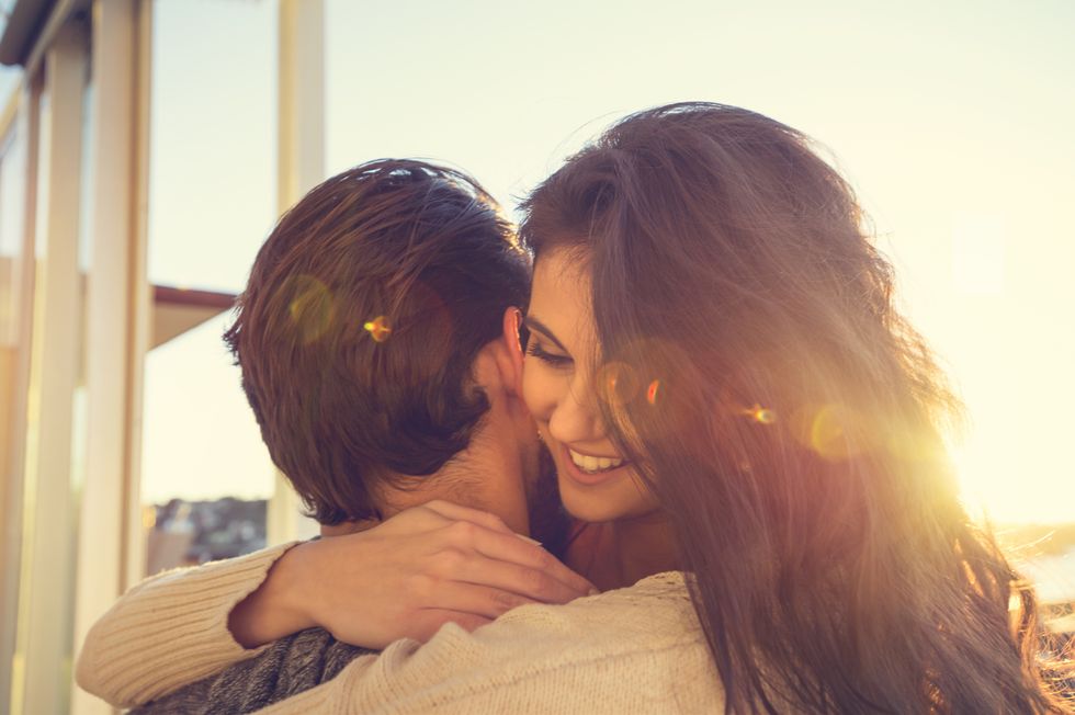 Hair, Love, Kiss, Romance, Interaction, Beauty, Forehead, Lip, Fun, Photography, 