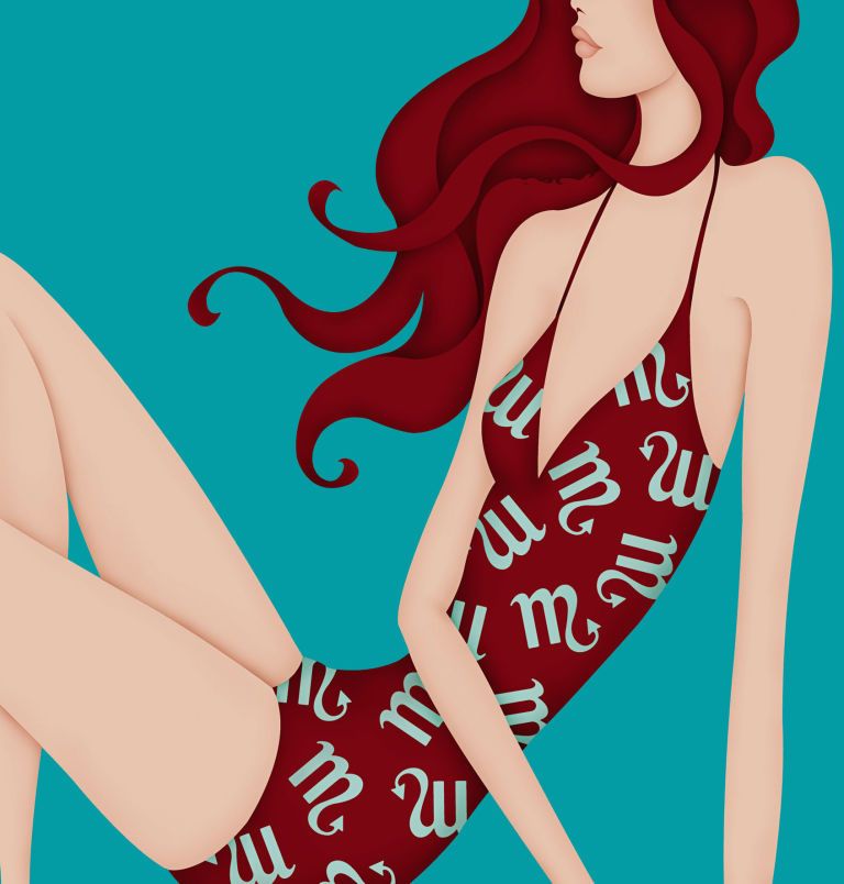 Red hair, Art, Fictional character, Long hair, Animation, Illustration, Fashion illustration, Graphics, Hair coloring, Painting, 