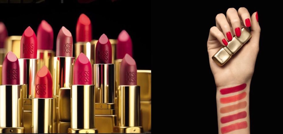 Lipstick, Pink, Red, Cosmetics, Lip, Beauty, Tints and shades, Nail, Material property, Magenta, 