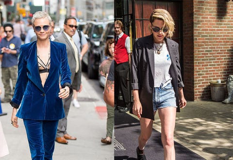 既性感又帥氣個性女神kristen Stewart Cara Delevingne的中性時髦穿搭讓人眼冒愛心 既性感又帥氣個性女神kristen Stewart Cara Delevingne的中性時髦穿搭讓人眼冒愛心