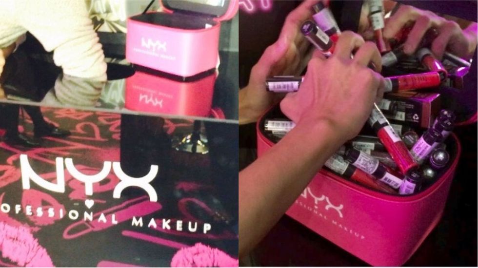 Pink, Cosmetics, Nail polish, Nail, Nail care, Beauty, Product, Magenta, Finger, Lip, 