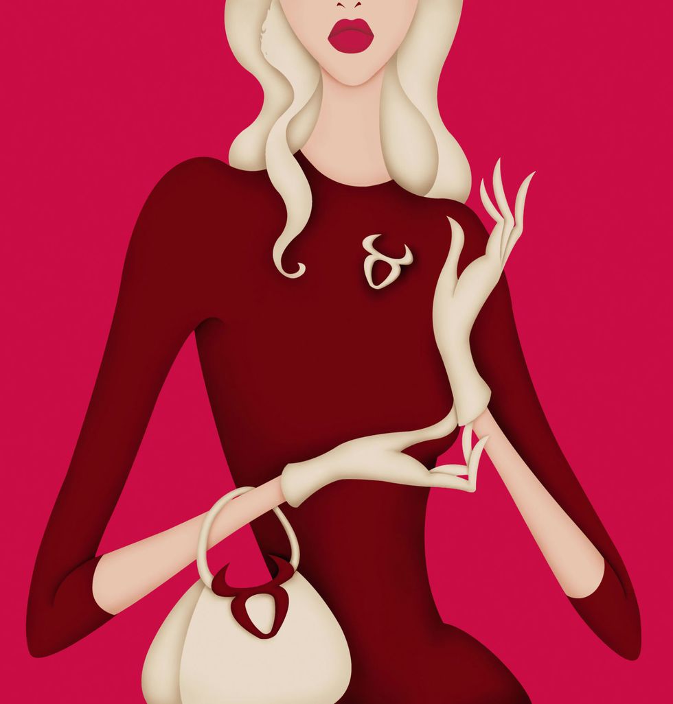 Pink, Illustration, Magenta, Fashion illustration, Finger, Dress, Fictional character, Style, Art, 