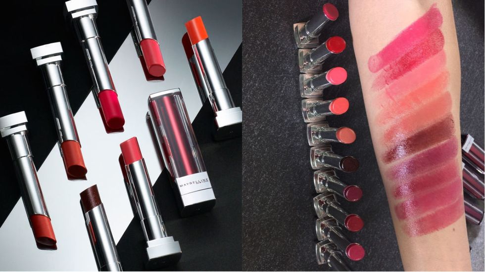 Cosmetics, Lipstick, Red, Pink, Lip gloss, Lip, Beauty, Material property, Mascara, Gloss, 