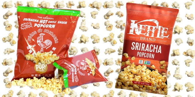 sriracha popcorn