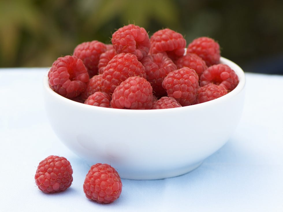 Bowl of Raspberries