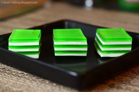 Impress your guests with these striking layered jigglers.

<strong>Get the recipe at <a href="http://i-heart-baking.blogspot.com/2012/03/lime-green-layer-jello-for-st-patricks.html">I Heart Baking</a>.</strong>

<strong>Related: <a href="http://www.delish.com/cooking/g1453/sprinkle-desserts/">How To Add Sprinkles To Every Dessert Ever</a></strong>