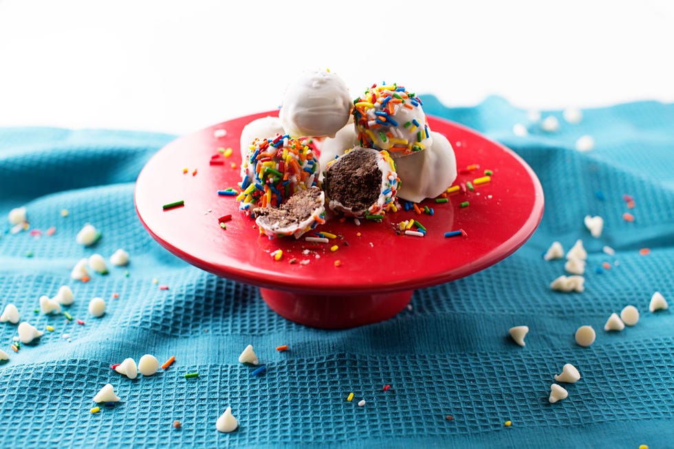 chocolate chip cookie and brownie truffles