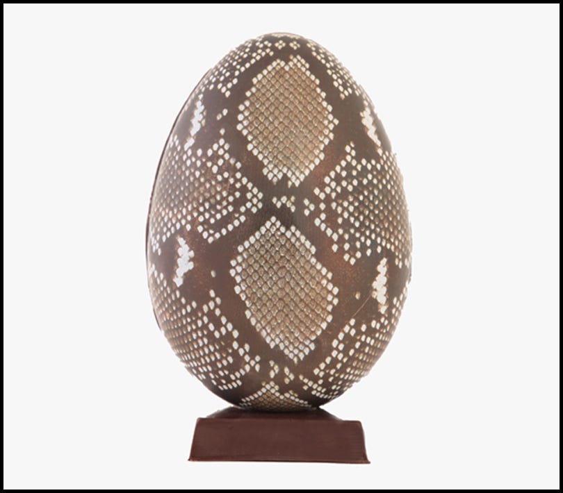 snake skin egg