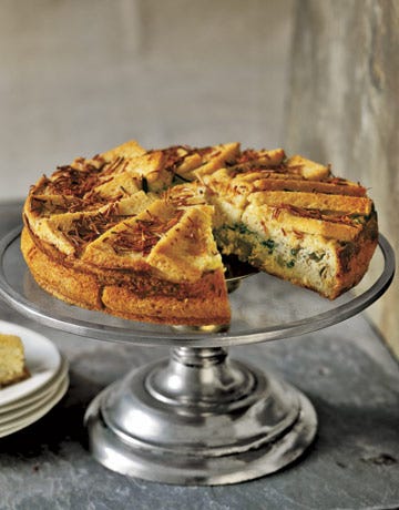 egg charlotte dish on a serving dish