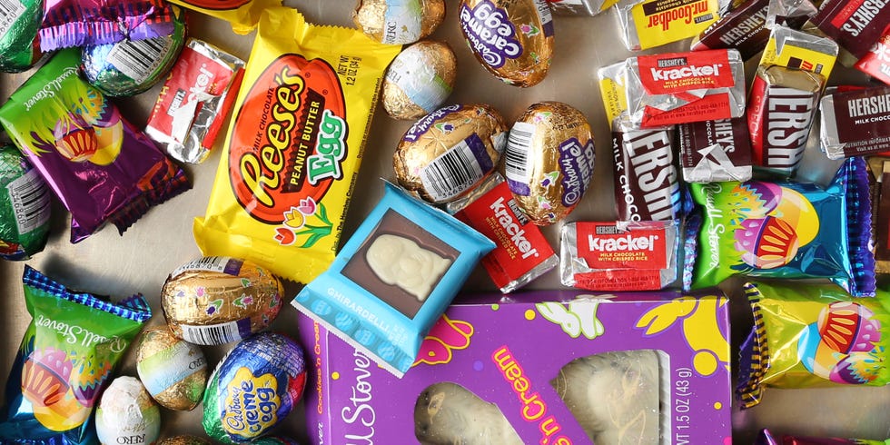 easter candy tray