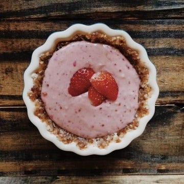 Raw Strawberry and Guava Tart