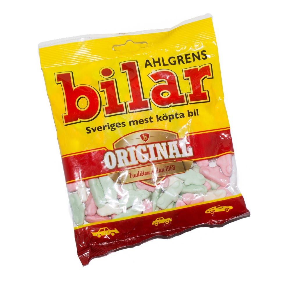 bilar candy