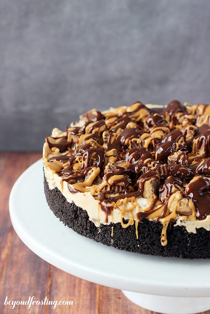 peanut butter cheesecake pie