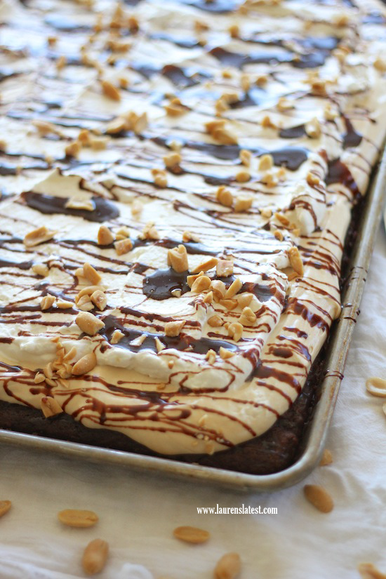 peanut butter sheet cake