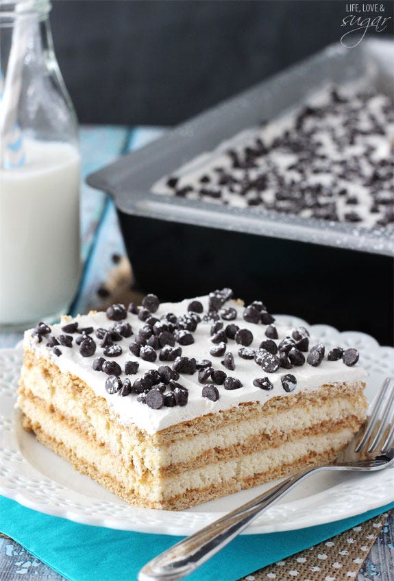 cannoli icebox cake