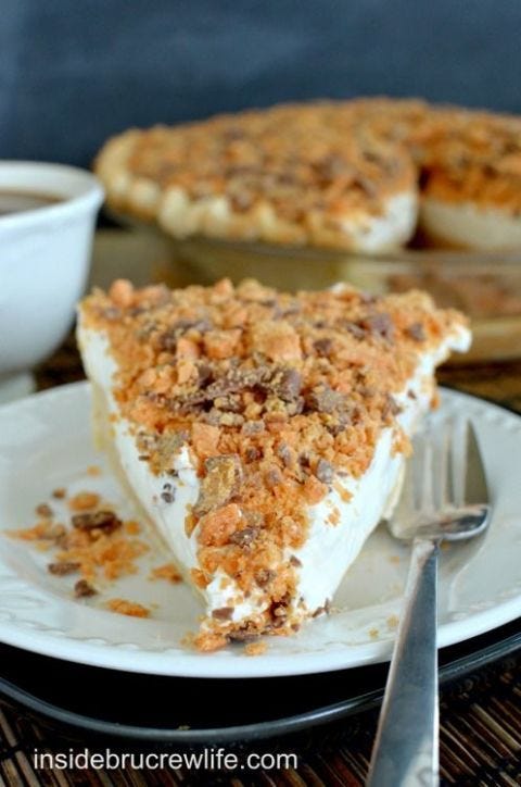 peanut butter butterfinger pie