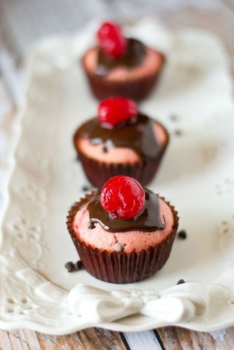 Chocolate Covered Cherry Muffins