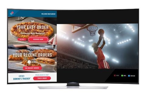 order dominos pizza from your smart tv