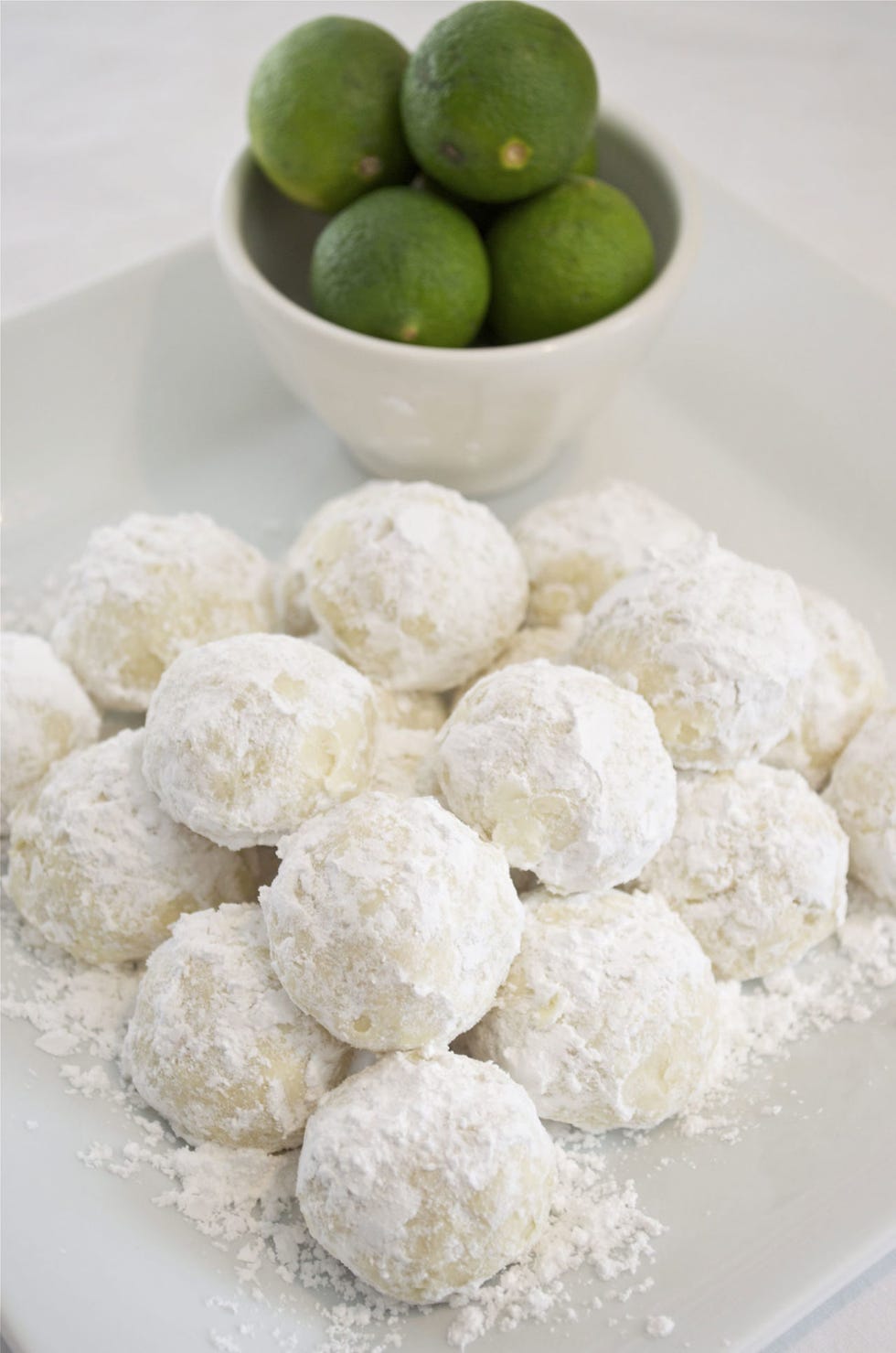 Key Lime Cooler Cookies <p>These butter cookies are light and delicate. Roll them in powdered sugar to balance out the tart citrus.</p>
<p>Get the recipe at <a target="_blank" href="http://flavorthemoments.com/key-lime-cooler-cookies">Flavor the Moments</a>.</p>