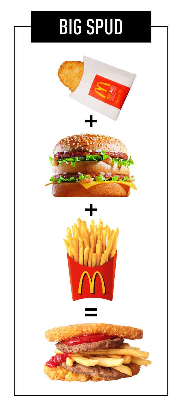 McDonald's Breakfast Mash-Ups - Big Spud