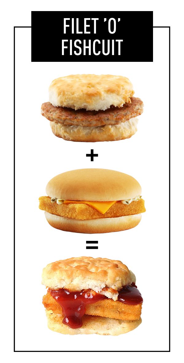 McDonald's Breakfast Mash-Ups - Filet O Fishcuit