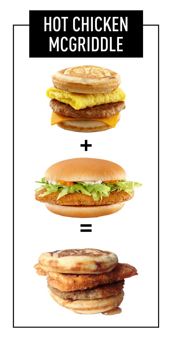 McDonald's Breakfast Mash-Up - Chicken McGriddle