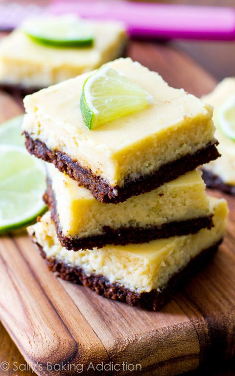 <p>These zesty squares pack a lot of punch, but are far less daunting than making a full-on pie from scratch.</p>
<p>Get the recipe at <a target="_blank" href="http://sallysbakingaddiction.com/2013/06/05/key-lime-pie-squares/">Sally's Baking Addiction</a>.</p>
