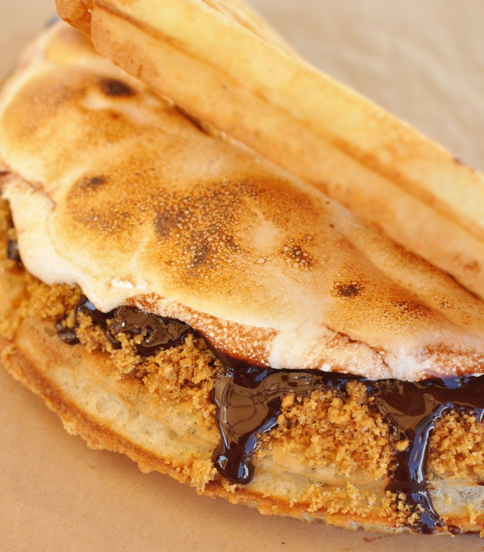 Over-the-Top Waffles - Bruxie - S'Mores Waffle
