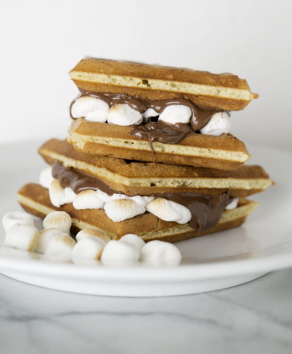 Nutella and toasted marshmallows.