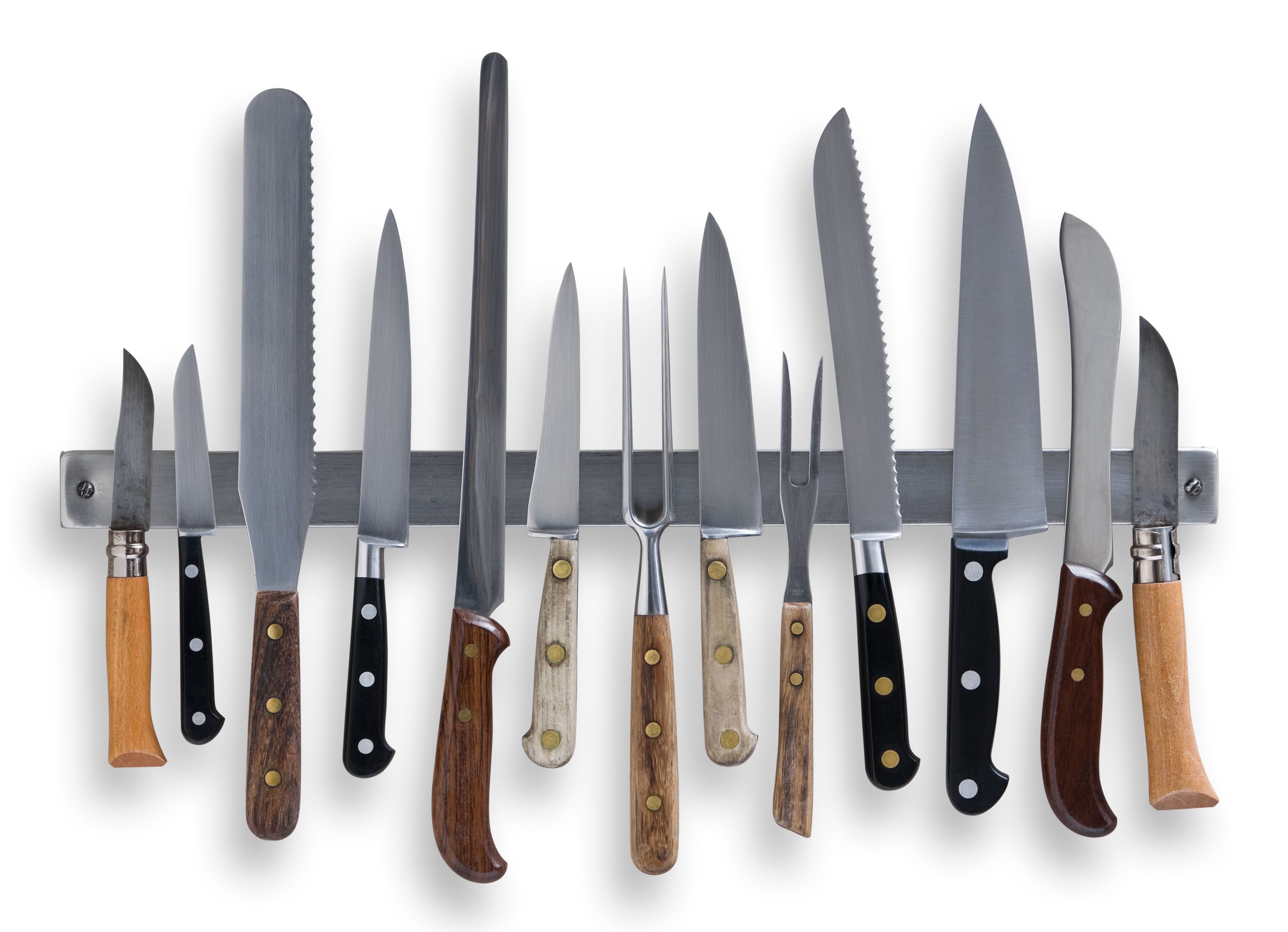 storing kitchen knives