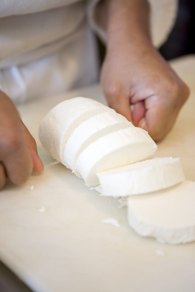goat cheese cut