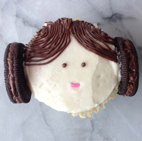 princess leia cupcake