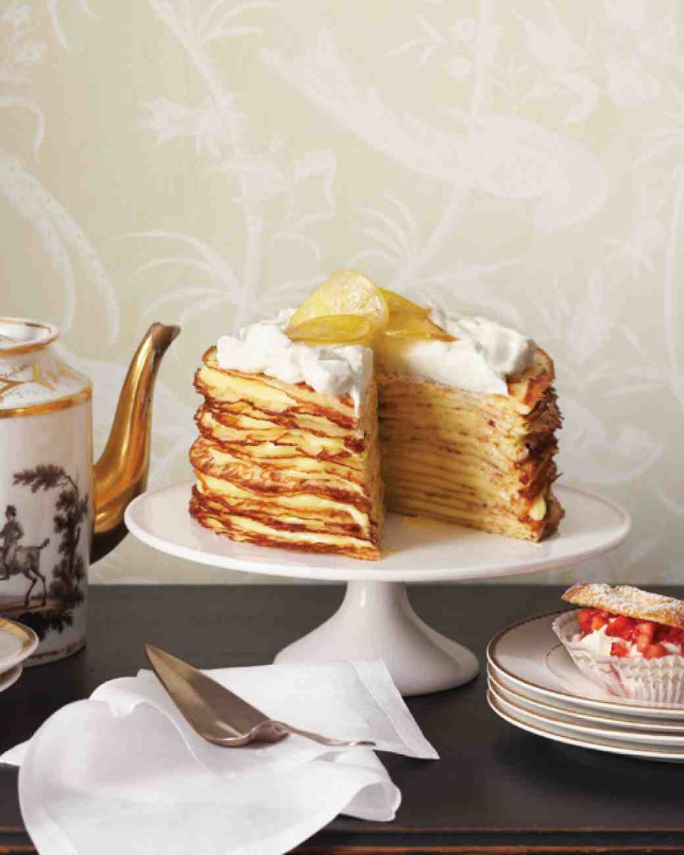 Meyer Lemon Crepe Cake