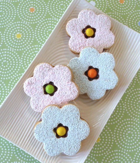 CraftyBaking Spring Treats - Gluten-Free Linzer Blossom Cookies