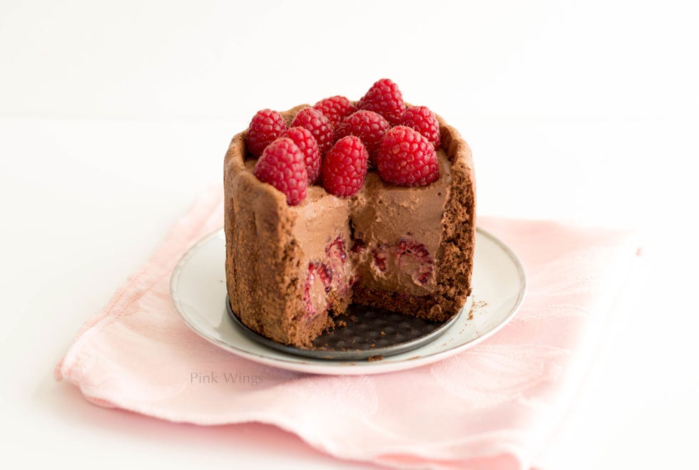 Chocolate Raspberry Charlotte Cake
