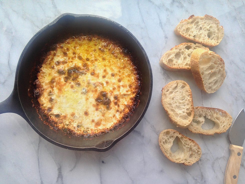 Baked Mozzarella with Olive Oil