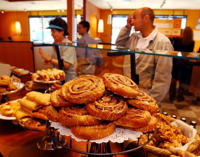 Panera Bread cinnamon rolls