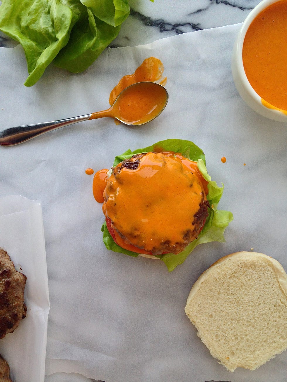 delish-sriracha-butter-overhead
