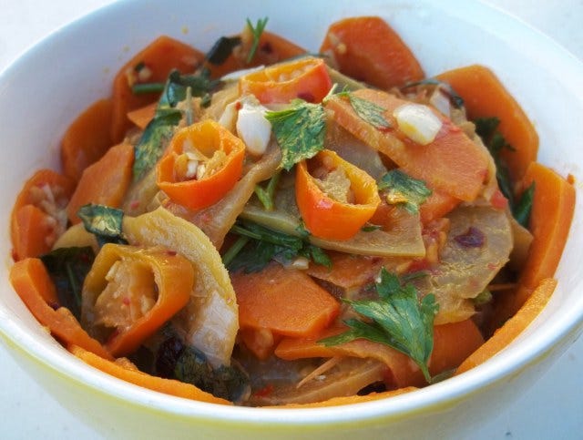 Food, Ingredient, Produce, Tableware, Orange, Vegetable, Recipe, Cuisine, Carrot, Dish, 