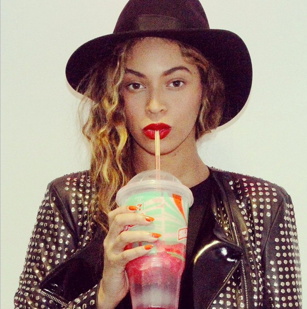 Lip, Hat, Drinking straw, Headgear, Costume accessory, Candy, Ingredient, Sun hat, Dessert, Ice cream, 