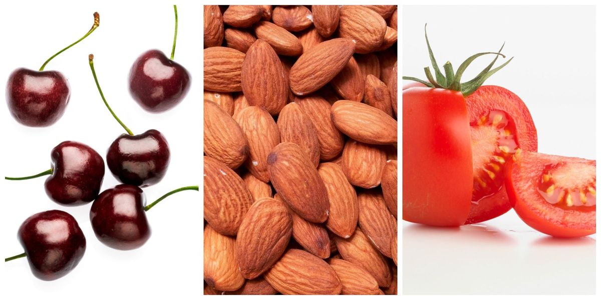 Natural foods, Food, Superfood, Almond, Fruit, Plant, Superfruit, Produce, Ingredient, Apricot kernel, 