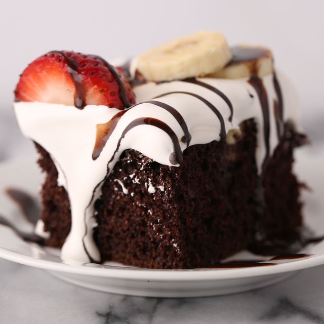 Hot Fudge Sundae Poke Cake Recipe