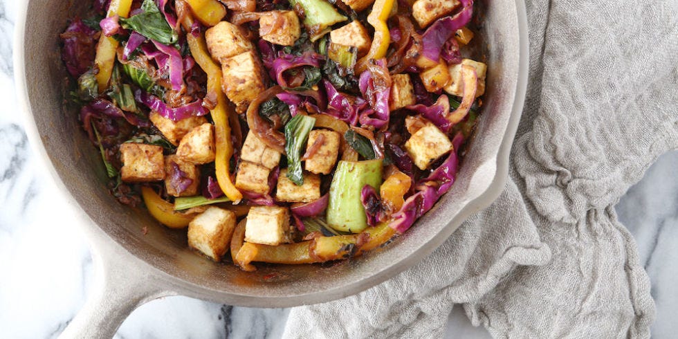 Peanut Butter Tofu Stir-Fry