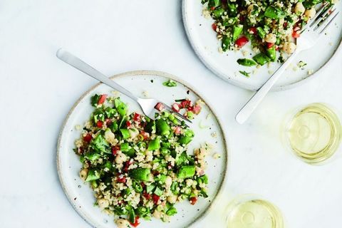 Snap Pea Falafel Salad Recipe - Delish.com