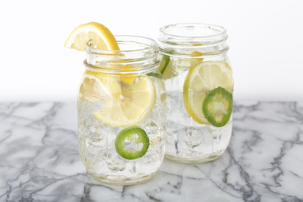 Lemon jalapeno water