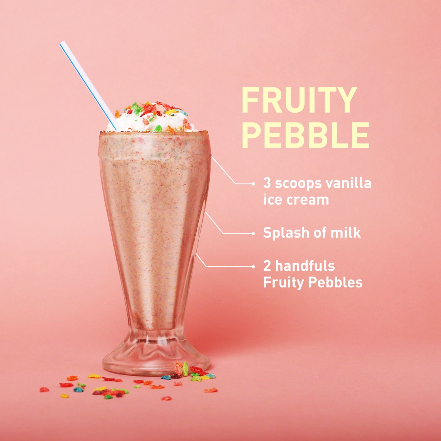Fruity Pebbles Milkshake