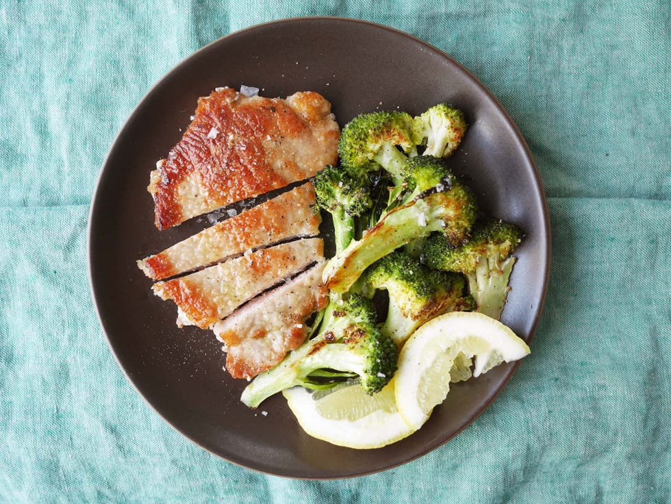 dish, cuisine, food, ingredient, meat, produce, broccoli, cruciferous vegetables, recipe, chicken meat,