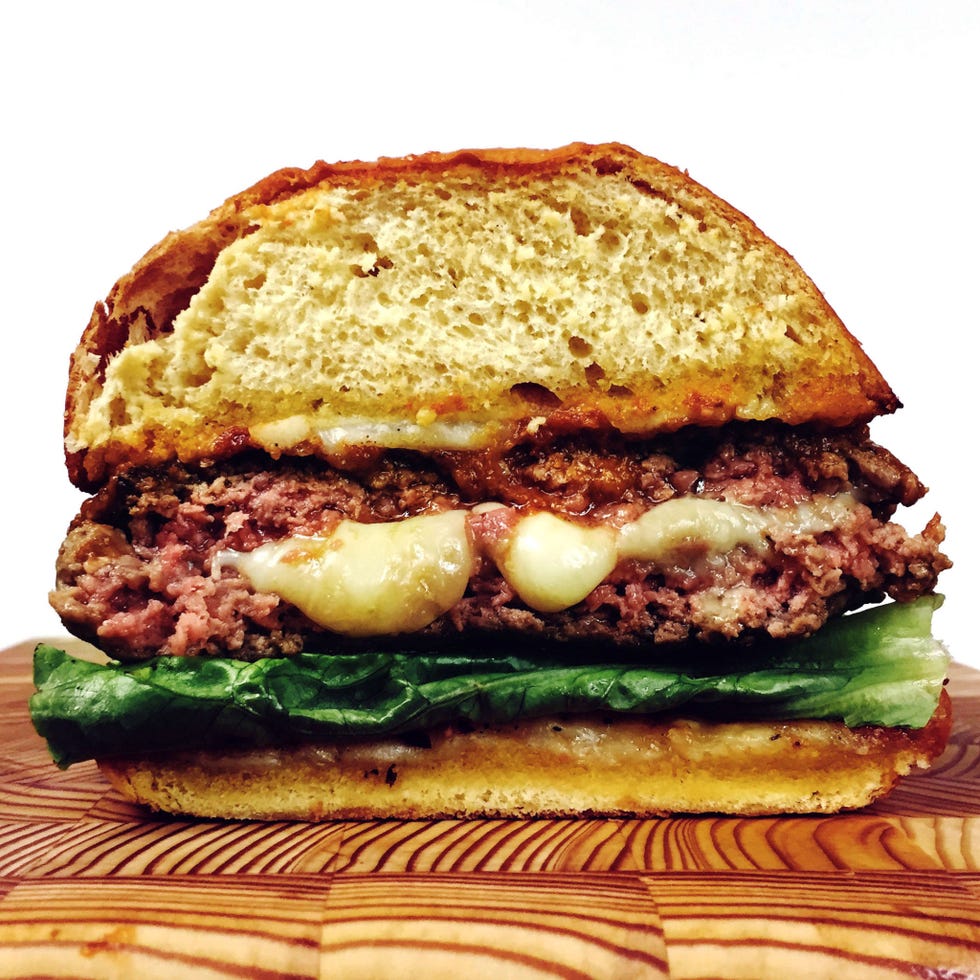 Dish, Food, Cuisine, Ingredient, Fast food, Veggie burger, Hamburger, Sandwich, Produce, Staple food, 