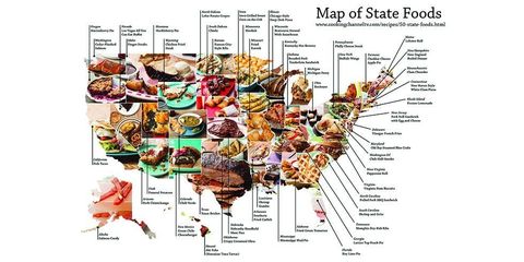 Map of State Foods