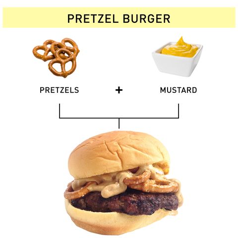 pretzel burger